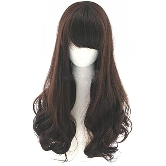 DILLARDS Fashion Delicate Long Curly Wigs For Ladies Chocolate C8109-3 - Image 3